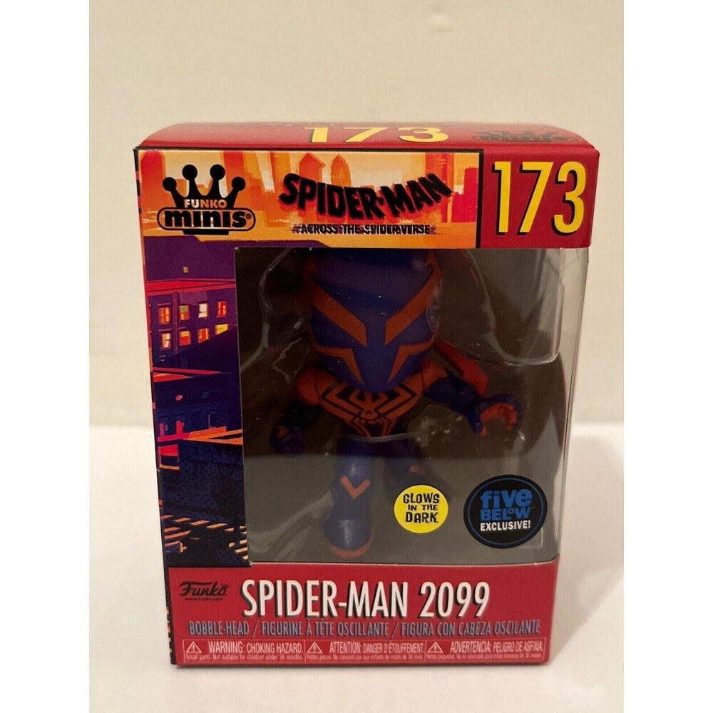 Funko Minis Spiderman Across the Spider Verse #173 Spider-Man 2099 ( Glows )